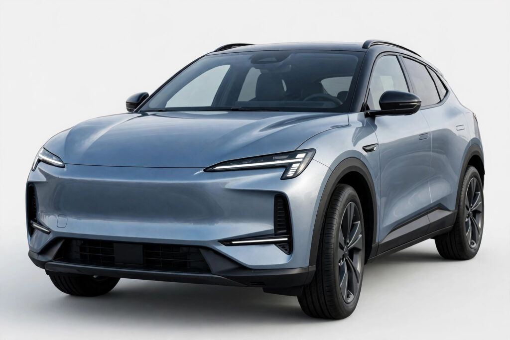 Illustration of a modern compact SUV crossover